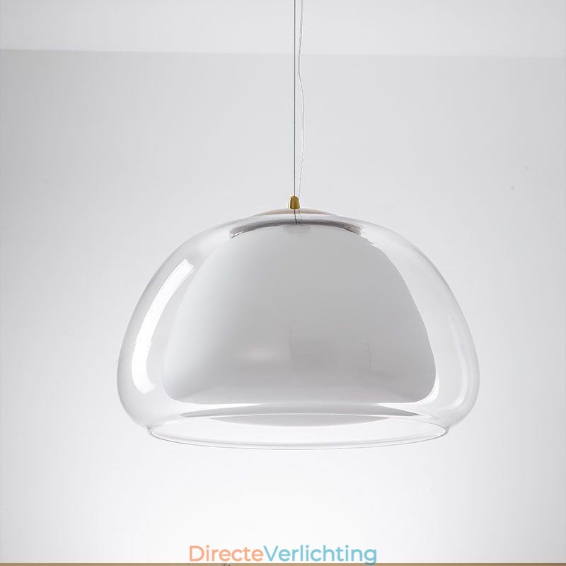 Hanglamp Moderne Eenvoudige Heldere Glazen Pudding Plafondlamp