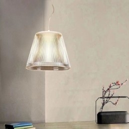 Glazen hanglamp moderne eenvoudige enkele plafondlamp