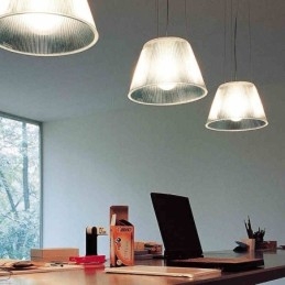 Glazen hanglamp moderne eenvoudige enkele plafondlamp