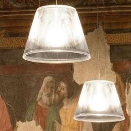 Glazen hanglamp moderne eenvoudige enkele plafondlamp