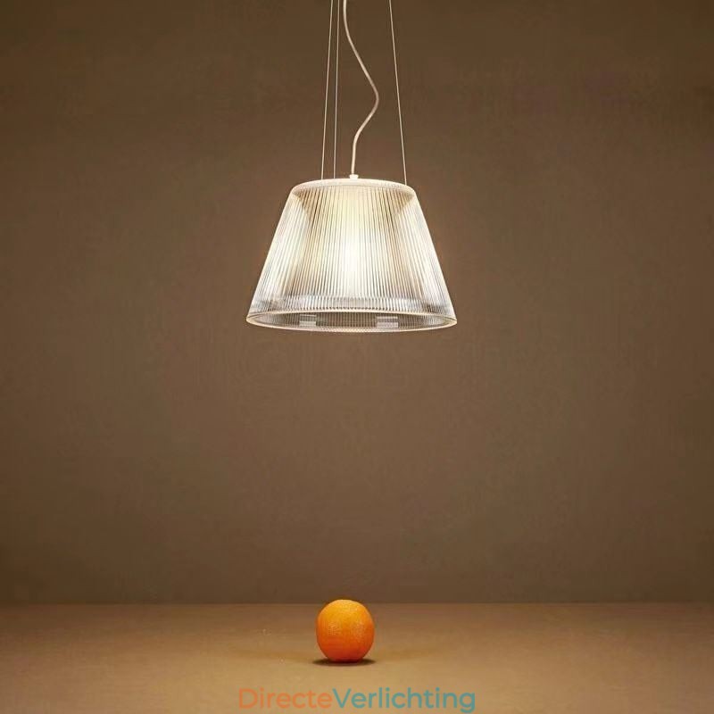 Glazen hanglamp moderne eenvoudige enkele plafondlamp