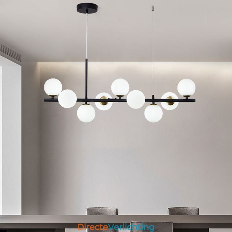 Hanglamp Modern Eenvoudig Magische Bonen Moleculair Smeedijzeren Glazen Plafondlamp