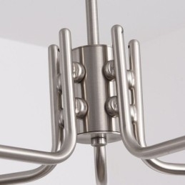 Nordic Glazen Hanglamp Creatieve Smeedijzeren Plafondlamp