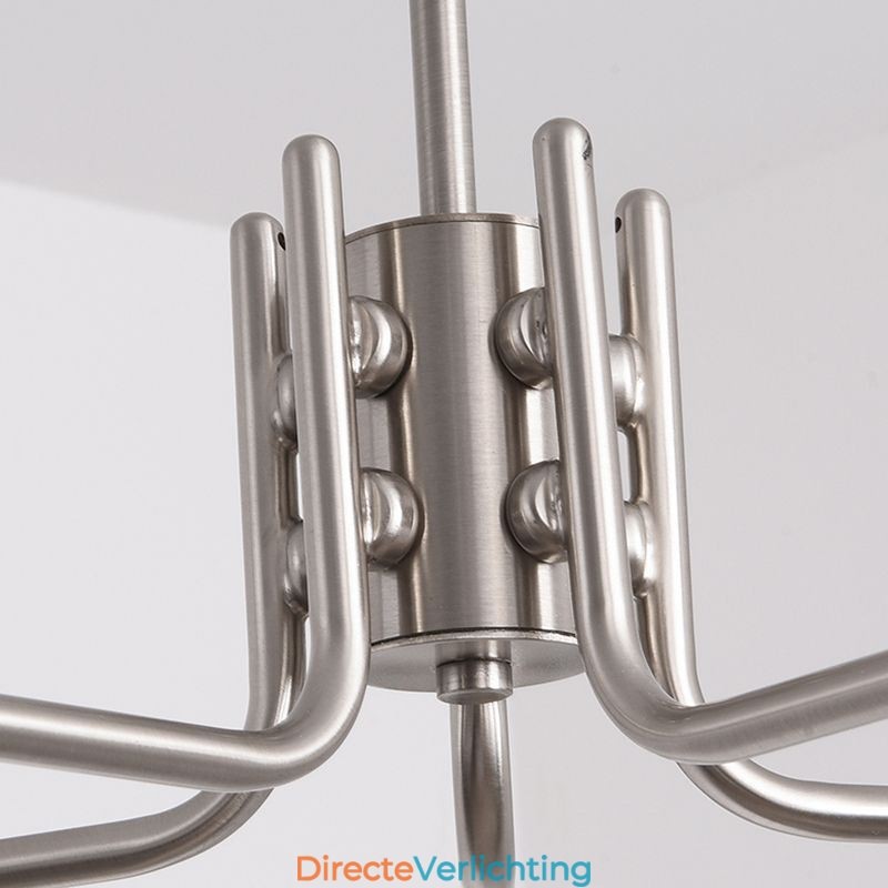 Nordic Glazen Hanglamp Creatieve Smeedijzeren Plafondlamp