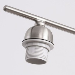 Nordic Glazen Hanglamp Creatieve Smeedijzeren Plafondlamp