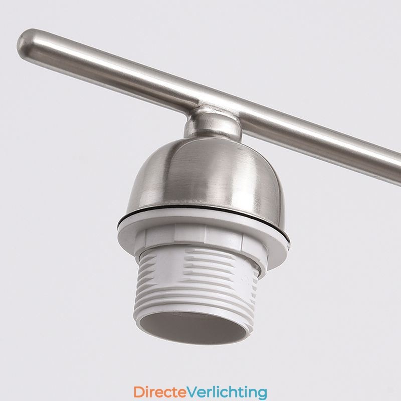 Nordic Glazen Hanglamp Creatieve Smeedijzeren Plafondlamp