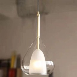 Hanglamp Moderne Minimalistische Dubbele Glazen Plafondlampen