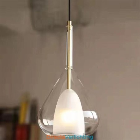 Hanglamp Moderne Minimalistische Dubbele Glazen Plafondlampen Hanglamp Moderne Minimalistische Dubbele Glazen Plafondlampen
