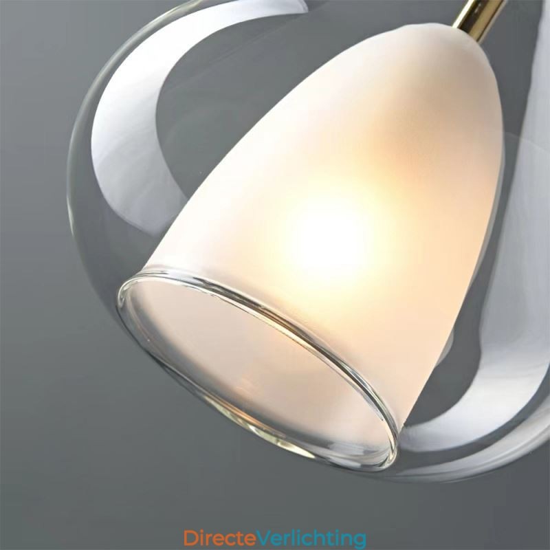 Hanglamp Moderne Minimalistische Dubbele Glazen Plafondlampen