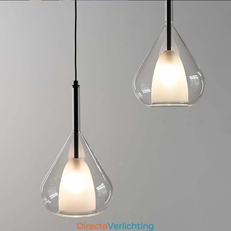 Hanglamp Moderne Minimalistische Dubbele Glazen Plafondlampen