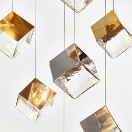 Creatieve glazen hanglamp paviljoen plafondlampen
