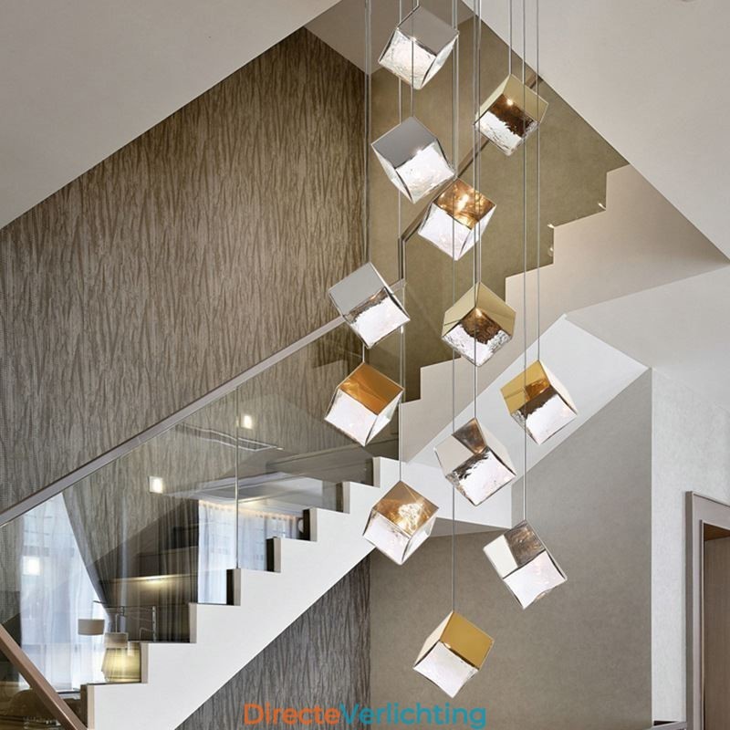 Creatieve glazen hanglamp paviljoen plafondlampen