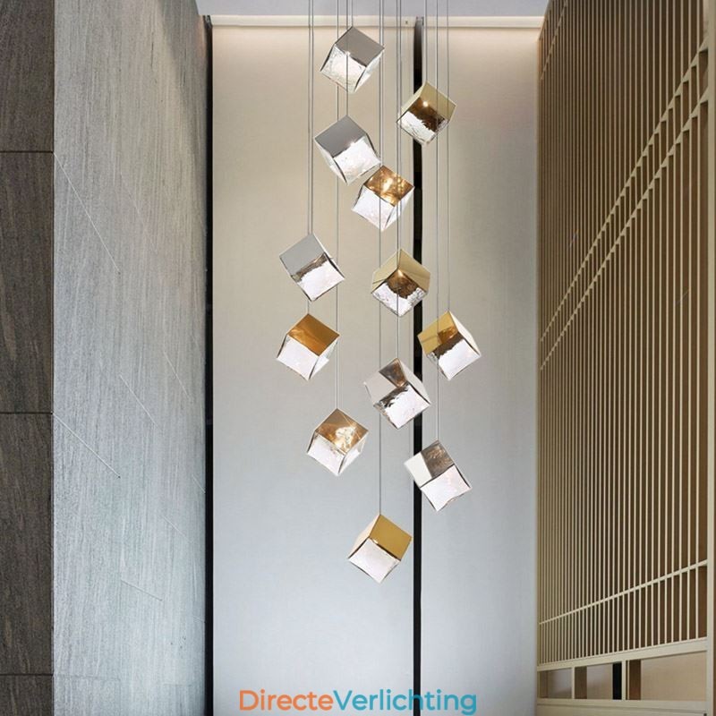 Creatieve glazen hanglamp paviljoen plafondlampen