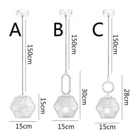 Moderne hanglamp Glazen huisverlichting Creatieve hanglamp