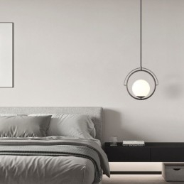 Glazen bol hanglamp decoratie huis hanglamp