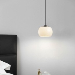 Moderne glazen hanglamp Pompoenontwerp Hanglamp