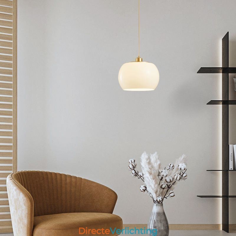Moderne glazen hanglamp Pompoenontwerp Hanglamp