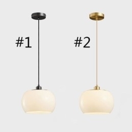 Moderne glazen hanglamp Pompoenontwerp Hanglamp