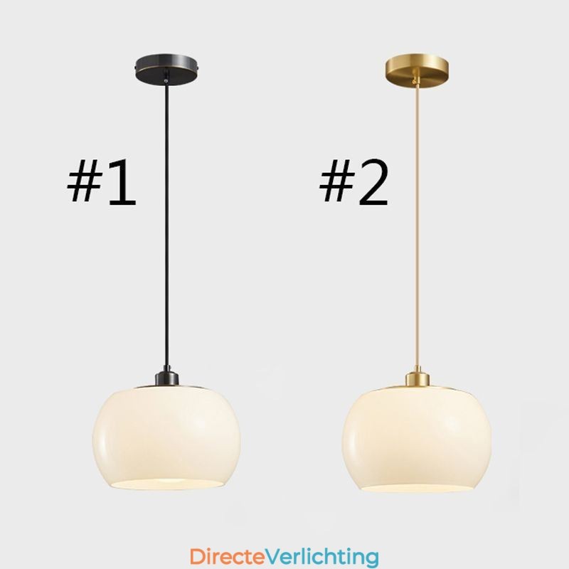 Moderne glazen hanglamp Pompoenontwerp Hanglamp