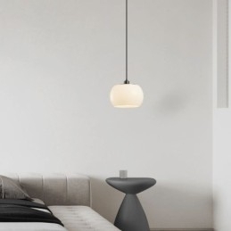 Moderne glazen hanglamp Pompoenontwerp Hanglamp