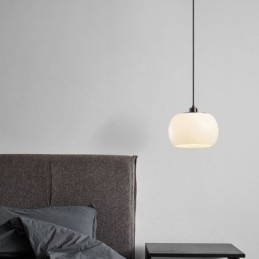Moderne glazen hanglamp Pompoenontwerp Hanglamp