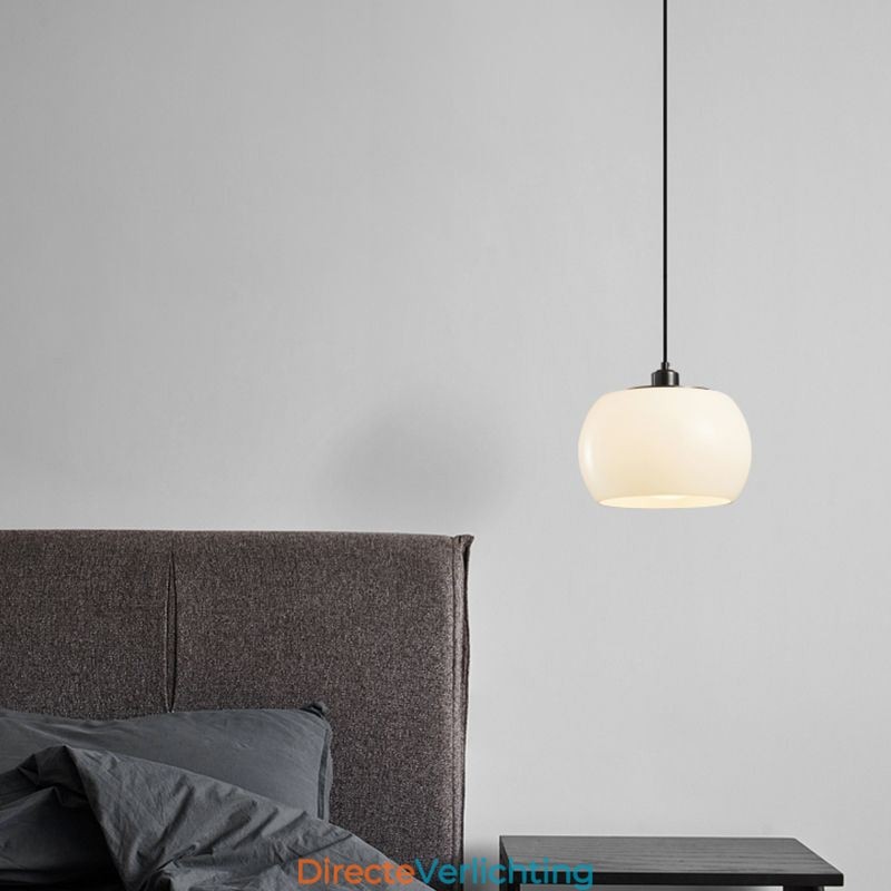 Moderne glazen hanglamp Pompoenontwerp Hanglamp