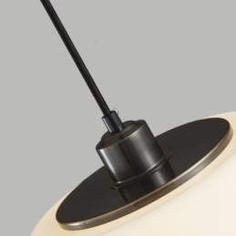 Moderne glazen hanglamp Pompoenontwerp Hanglamp