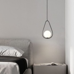 Moderne Globe Hanglamp Glazen Waterdruppel Hanglamp