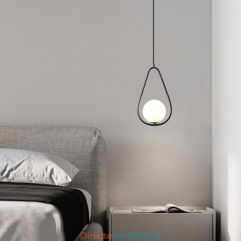 Moderne Globe Hanglamp Glazen Waterdruppel Hanglamp