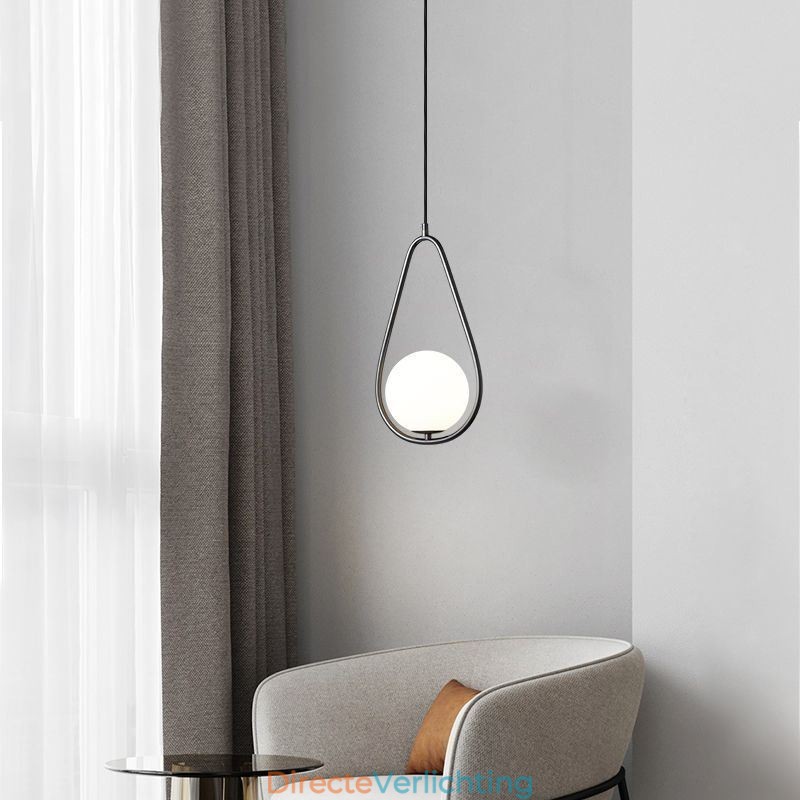 Moderne Globe Hanglamp Glazen Waterdruppel Hanglamp