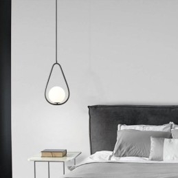 Moderne Globe Hanglamp Glazen Waterdruppel Hanglamp