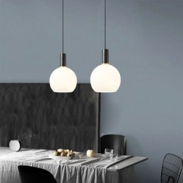Moderne eenvoudige hanglamp van glas