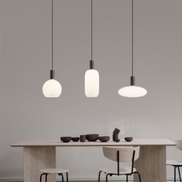 Moderne eenvoudige hanglamp van glas