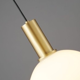 Moderne eenvoudige hanglamp van glas