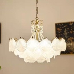 Europese glazen hanglamp Post Modern Scallop hanglamp