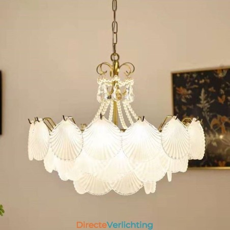Europese glazen hanglamp Post Modern Scallop hanglamp Europese glazen hanglamp Post Modern Scallop hanglamp