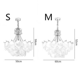 Europese glazen hanglamp Post Modern Scallop hanglamp