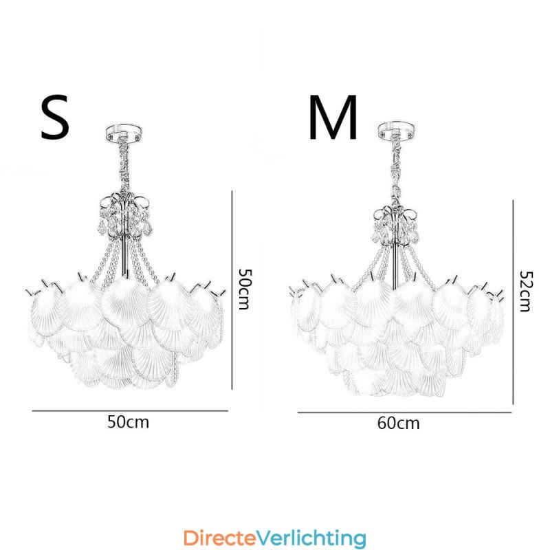 Europese glazen hanglamp Post Modern Scallop hanglamp