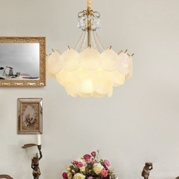 Europese glazen hanglamp Post Modern Scallop hanglamp