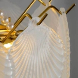 Europese glazen hanglamp Post Modern Scallop hanglamp