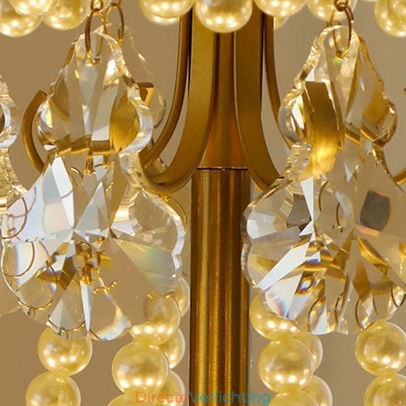 Elegante glazen hanglamp blad hanglamp