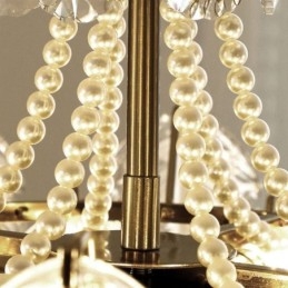 Elegante glazen hanglamp blad hanglamp
