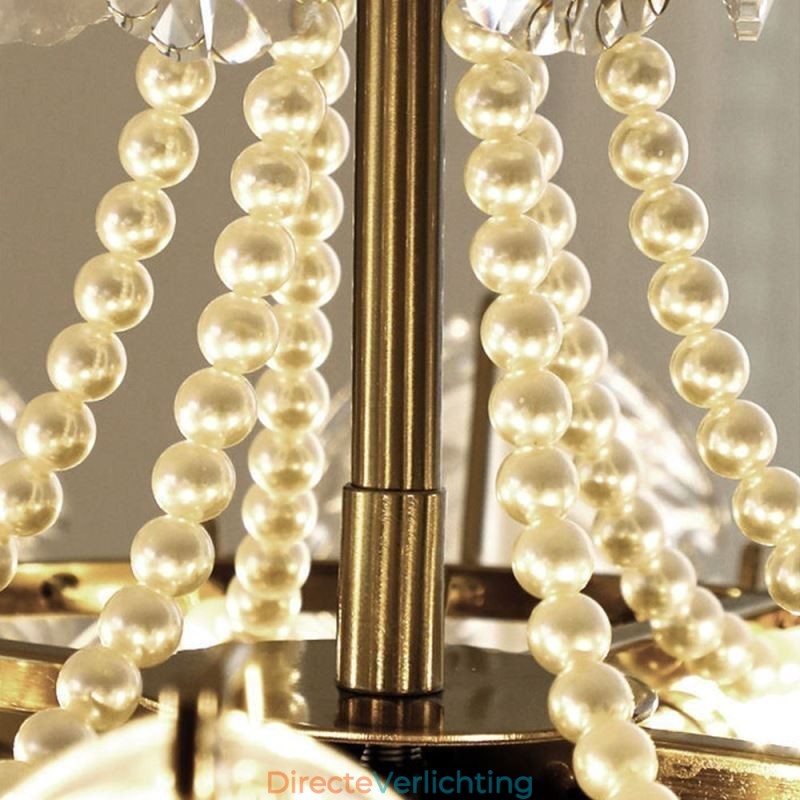 Elegante glazen hanglamp blad hanglamp