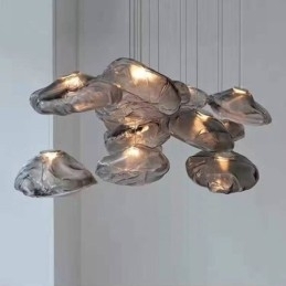 Creatieve Scandinavische hanglamp Glazen kroonluchter Kunst Hanglamp
