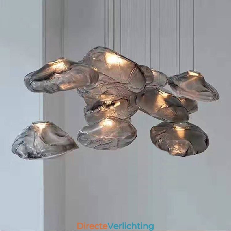 Creatieve Scandinavische hanglamp Glazen kroonluchter Kunst Hanglamp