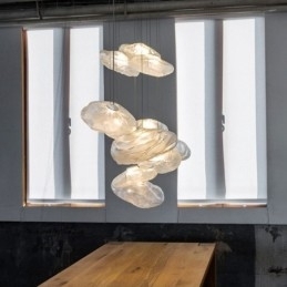 Creatieve Scandinavische hanglamp Glazen kroonluchter Kunst Hanglamp