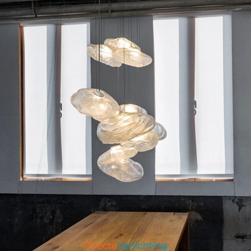 Creatieve Scandinavische hanglamp Glazen kroonluchter Kunst Hanglamp