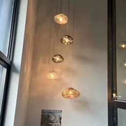 Creatieve Scandinavische hanglamp Glazen kroonluchter Kunst Hanglamp