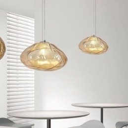Creatieve Scandinavische hanglamp Glazen kroonluchter Kunst Hanglamp