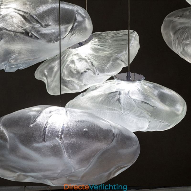 Creatieve Scandinavische hanglamp Glazen kroonluchter Kunst Hanglamp